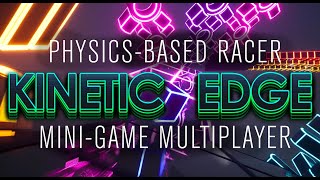Kinetic Edge Physics-Based Neon Playground game control a variety of shapes and objects