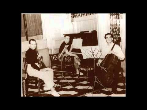 Alfredo Casella plays his Triplo Concerto Op.56 with Poltronieri, Bonucci and Koussevitzky (1936)