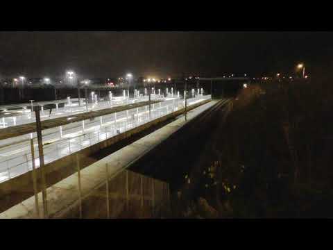 DB Cargo 92036 + 66001 delivery brand new Stadler 755407 through Ebbsfleet International 28/11/18