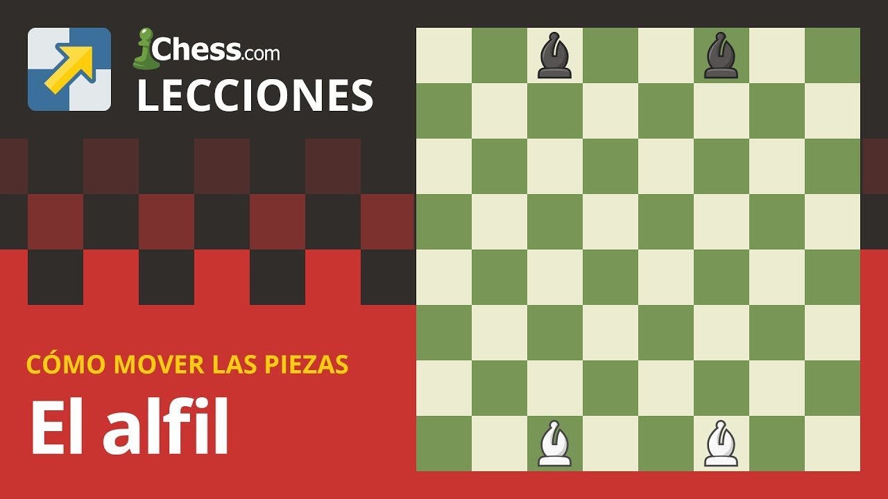 El Alfil | Cómo mueven las piezas de ajedrez