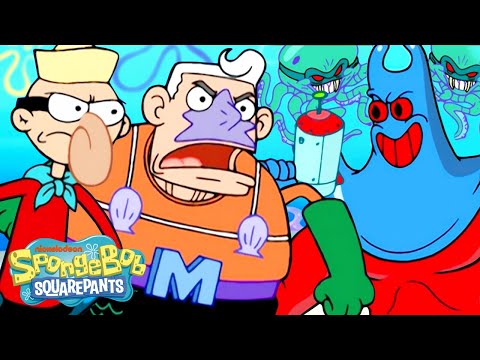 Every Epic Mermaid Man & Barnacle Boy Moment 🦸 | 45 Minutes | @SpongeBobOfficial