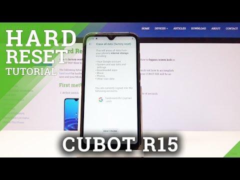 How to Hard Reset CUBOT R15 - Factory Data Reset