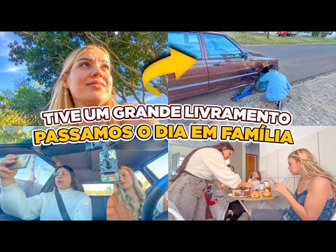 FIQUEI MUITO CHATEADA 😞 BATI O CARRO DELA + CAFÉ DA MANHÃ EM FAMÍLIA 💖🏠 UM LIVRAMENTO | Lar da Ana