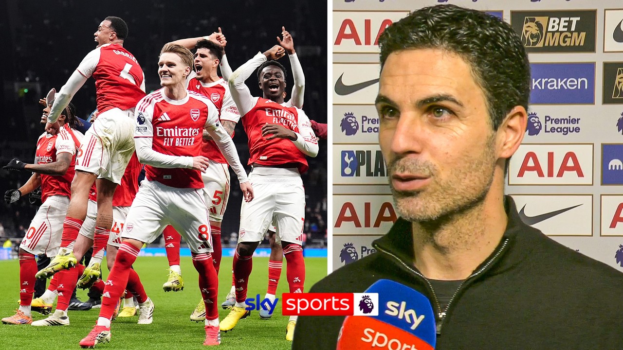 Mikel Arteta's FULL post-match interview as Arsenal thump Spurs 4-1 | "Nobody can explain it" 🔥