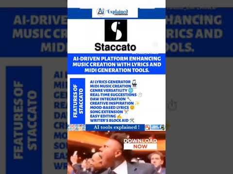 "Staccato AI: Unleash Your Musical Genius with AI Creativity! 🎶🤖✨"