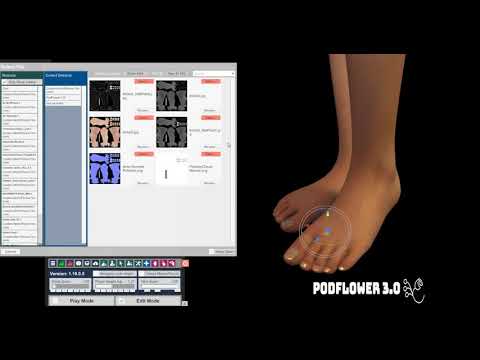 PodFlower Feet Decal Texture Select Tutorial