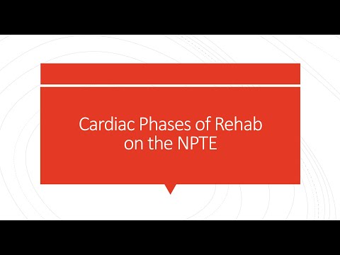 Cardiac Phases of Rehab on the NPTE