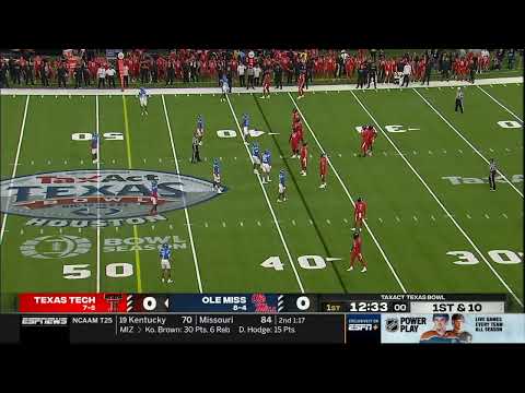 Texas Tech honors Mike Leach with delay of game penalty