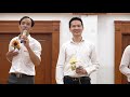 Các thầy giáo Trường Tiểu học Quốc tế Thăng Long biểu diễn “ Và tôi cũng yêu em” chào mừng ngày 20/10