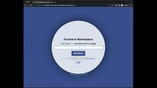 Facebook Marketplace Nationwide Search tool - How to use