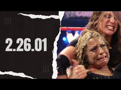 WWE Raw - 02.26.01 - Regal & Stephanie vs Trish Stratus & Vince (Trish is Humiliated)