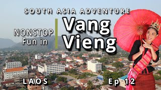 Laos Travel Vlog: Vang Vieng | Adrenaline, Nature &amp; Local Life
