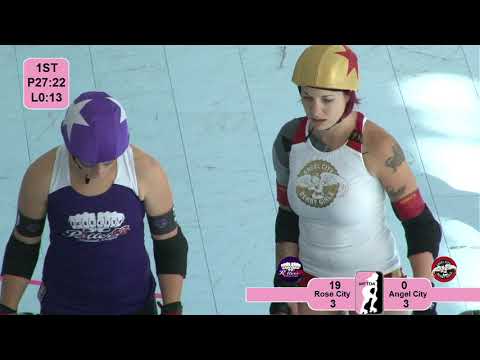 Rose City Rollers vs Angel City Derby Girls   2012 West Region Playoffs Game 5