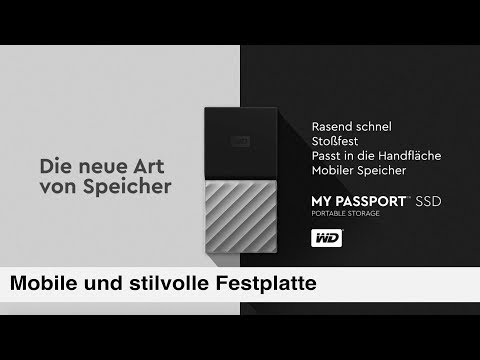 Die mobile Festplatte von WD: My Passport SSD