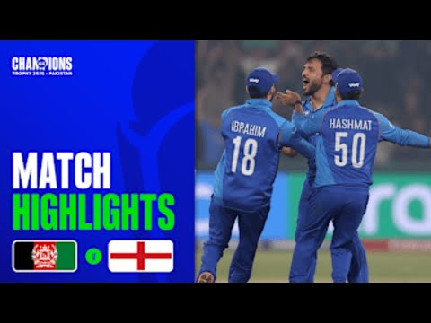 Afghanistan vs England Full Highlights ICC Champions Trophy 2025|| AFG vs ENG highlight.