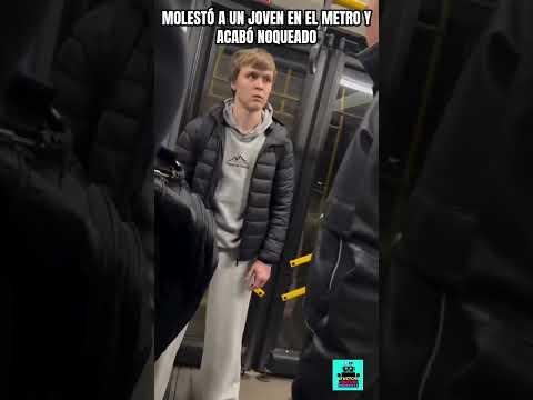 LE VACILÓ A UN JOVEN EN EL METRO Y RECIBIÓ UN KNOCKOUT!❌