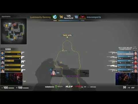 The Wall is Real - mousesports vs Luminosity MLG CS:GO Major Championship: Columbus