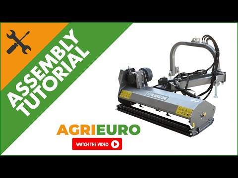 Tractor Side Flail Mower with Arm Light Series - BlackStone BV - Assembly tutorial