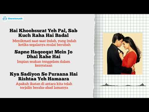 Suraj Hua Maddham - Alka Yagnik, Sonu Nigham, Sandesh (Lirik Lagu Terjemahan)