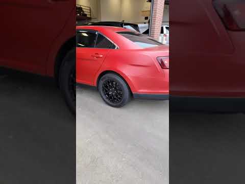 New TSW Sebring 18" wheels 2013 Ford Taurus 3.7L V6 #3mwrap #fordtaurus #tsw