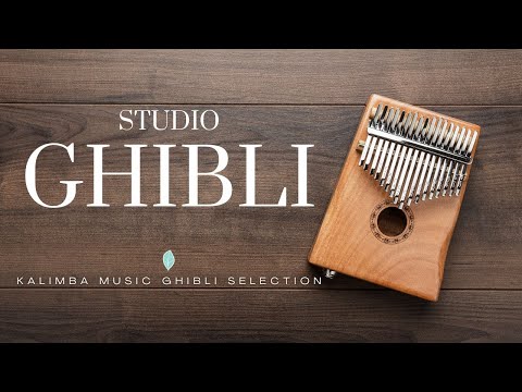 Studio Ghibli Kalimba Covers • Relaxing Music, Sleep Music, Water Sounds, Thumb Piano
