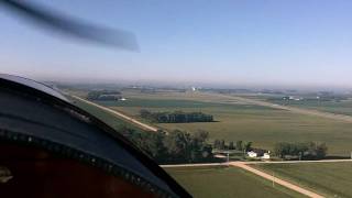 preview picture of video 'Take off from Sibley, Iowa in a RV-9A.'