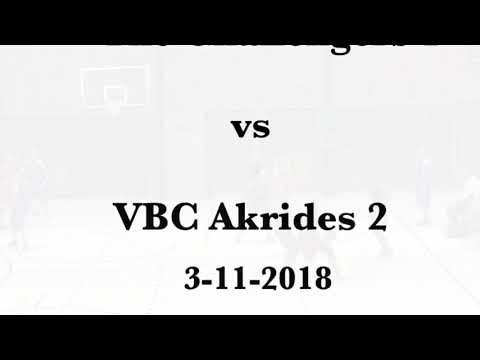 Challengers Heren 1 vs VBC Akrides 2 | Game Highlights 3-11-2018 |