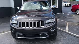 2014 Jeep Grand Cherokee Limited 4x4 with 76,000 miles @ www.tonyspreowned.com call 765-456-1788