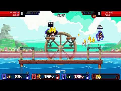 GENESIS 7 Rivals of Aether Doubles - Pool B: Blue & MattyIce vs d4nace &  Lord Bagel