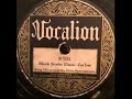 King Oliver "Black Snake Blues"  (1927) -  Vocalion 1112.