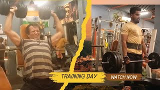 Bodybuilding Training. Shoulders. Workout vlog