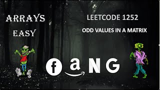 Cells with odd values in a matrix | Leetcode 1252 | Zero to FAANG DSA Bootcamp