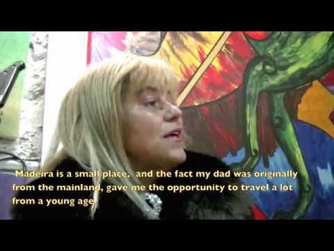 ART IN FUSION TV  INTERNATIONAL Madeira Portugal  REBECA RIOFRIO Interviewing RITA PESSANHA