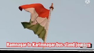 Ramnagar to Karimnagar bus stand journey