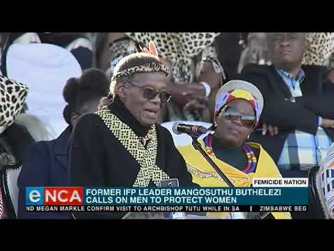 Buthelezi calls on men to protect women