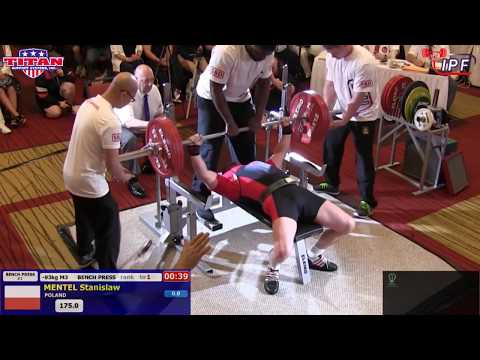 Men M1 - M4, 93kg - 2017 IPF Classic Bench Press World Championship