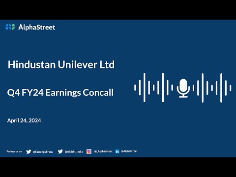 Hindustan Unilever Ltd Q4 FY2023-24 Earnings Conference Call