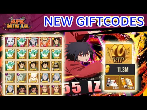 AFK Ninja & 4 New Giftcodes - Free VIP10 & Free Ninja Android iOS | AFK Ninja Mobile Gift Codes