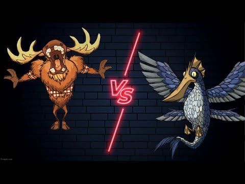 Woodie moose VS Malbatross boss fight (Reworked)