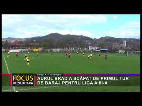AURUL BRAD A SCĂPAT DE PRIMUL TUR DE BARAJ PENTRU LIGA A III-A