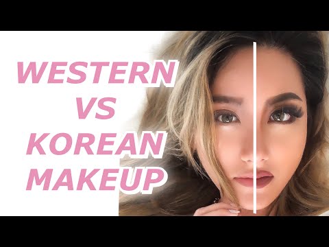 KOREAN vs WESTERN STYLE MAKEUP
