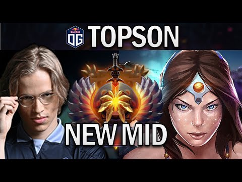 Topson plays his first mirana game in 7 31