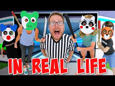 Roblox PIGGY INFECTION Mode IN REAL LIFE (Everyone Is Infected) with The FUNhouse Family