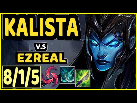 BRTT (KALISTA) vs EZREAL - 8/1/5 KDA BOTTOM ADC CHALLENGER GAMEPLAY - BR