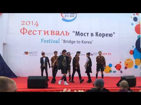 BTS - No more dream 140614 Festival «Bridge to Korea» Moscow