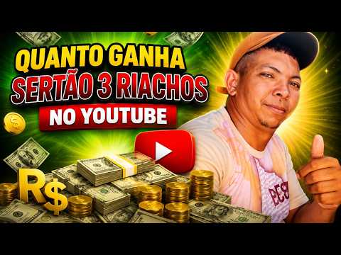 QUANTO GANHA O CANAL SERTAO TRES RIACHOS ? | GANHOS REAIS 2026