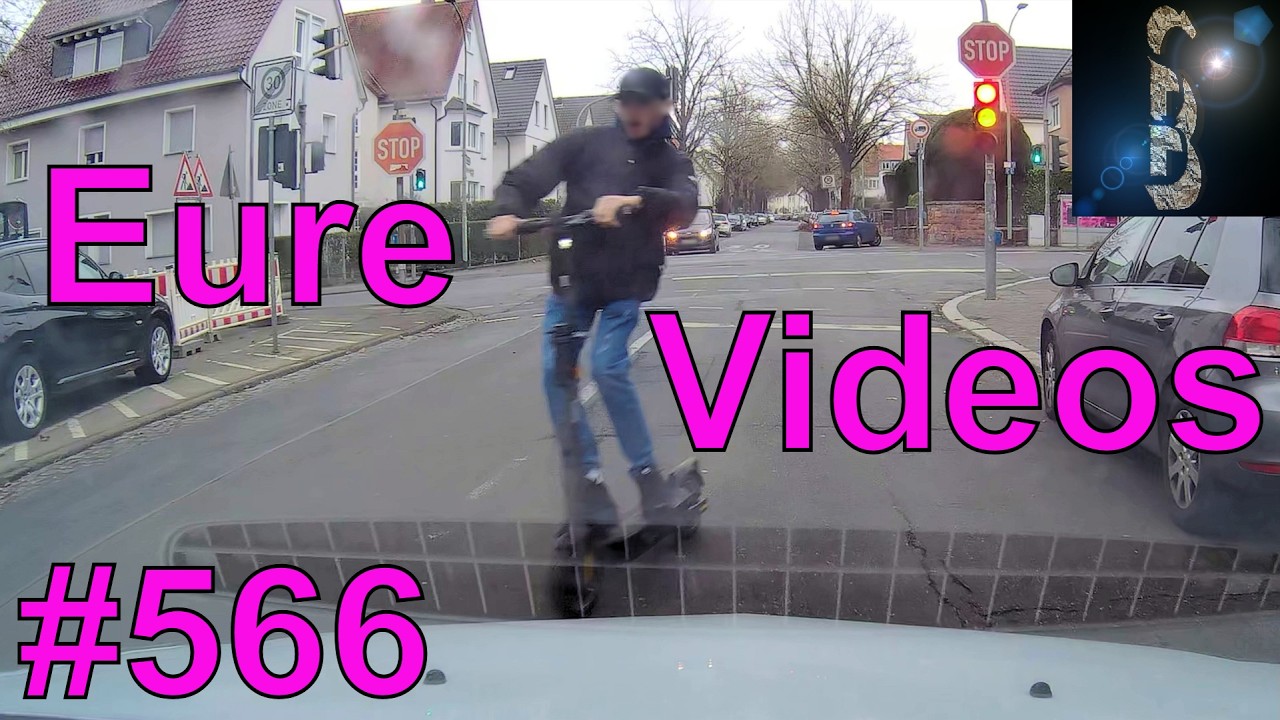 Eure Videos #566 - Dashcam - Aquaplaning - E-Scooter auf Frontalkurs - Geänderte Vorfahrt Weinsberg