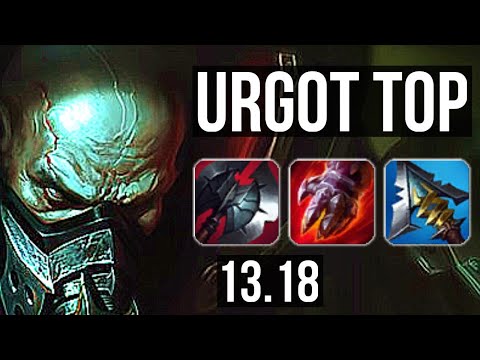 URGOT vs MALPHITE (TOP) | 3.7M mastery, 1500+ games, Legendary | EUW Master | 13.18