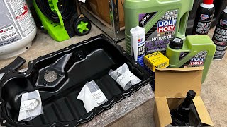 STEEL OIL PAN AND OIL CHANGE- VW GOLF MK7.5R, 1ST ASMR ATTEMPT