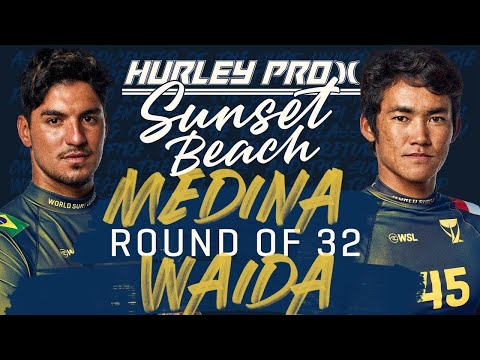 Gabriel Medina x Rio Waida - Round de 32 | Hurley Pro Sunset Beach 2023